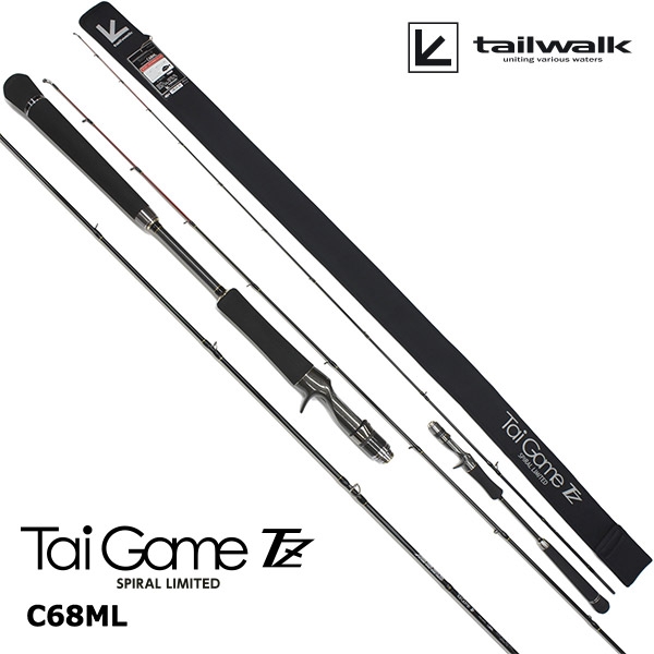 테일워크 타이게임 TZ 스파이럴 리미티드 참돔 타이라바 낚시대 C610UL