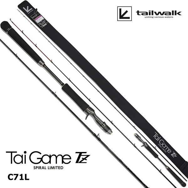 테일워크 타이게임 TZ 스파이럴 리미티드 참돔 타이라바 낚시대 C610UL