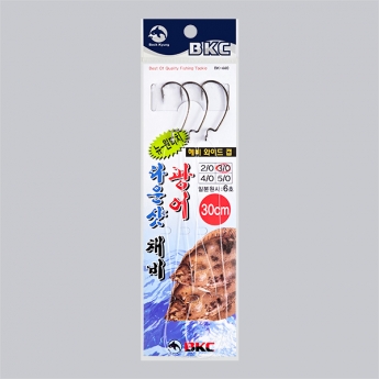 백경 뉴 원터치 광어 다운샷 채비 헤비 와이드갭 30cm BK-440