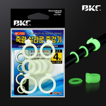 백경 축광 실리콘 줄감기 낚시대 줄감개 BK-1122