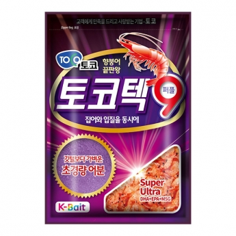 토코 토코텍 9 퍼플 초경량 어분 향붕어 떡밥