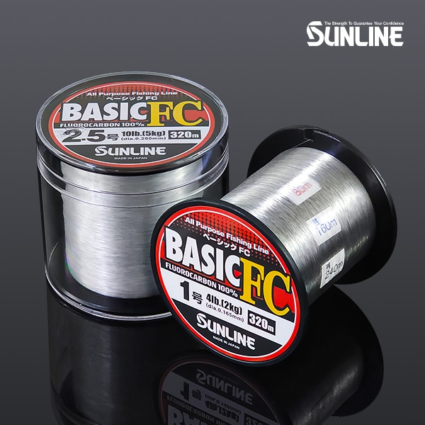 선라인 23 베이직 에프씨 카본 라인 쇼크리더 320m 0.6호