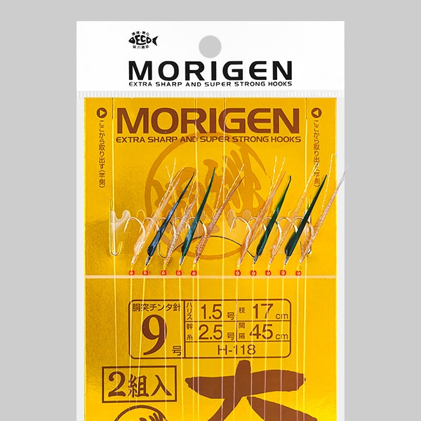 모리겐 볼락 열기 카드채비 5본 2세트 대어 메바루 H-118