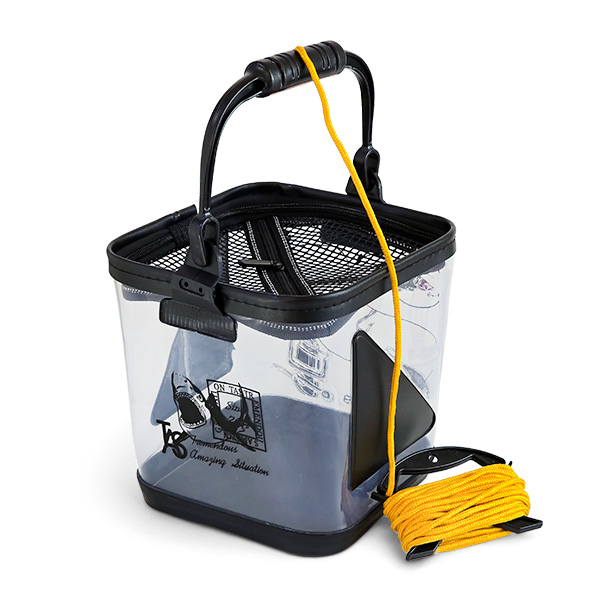 TAS 투명 두레박 살림통 22cm