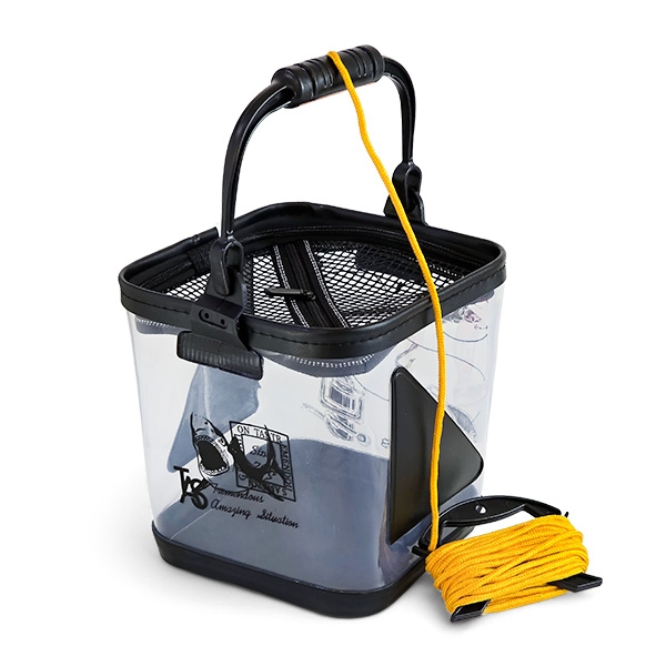 TAS 투명 두레박 살림통 22cm