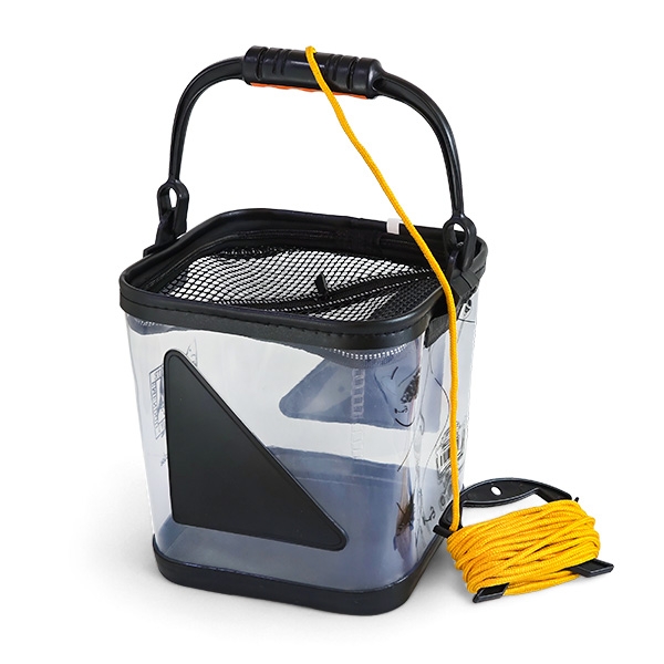 TAS 투명 두레박 살림통 22cm