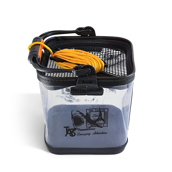 TAS 투명 두레박 살림통 22cm