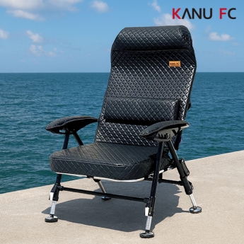 몽크로스 카누피싱 블랙 가죽 엠보 낚시의자 MCC-200