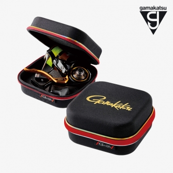 가마가츠 성형 하드 릴 케이스 블랙X레드 GM-2631