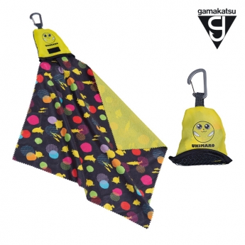 가마가츠 우끼마로 후끼후끼 미니 타월 낚시 수건 UK-8030