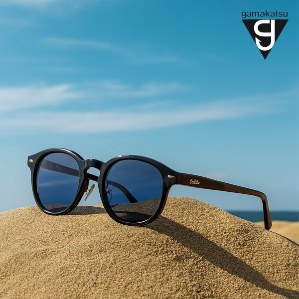 가마가츠 편광 안경 선글라스 스모크 블루 GM-1793
