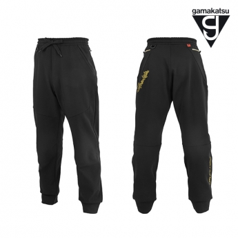 가마가츠 스웻 팬츠 블랙X골드 GM-3757