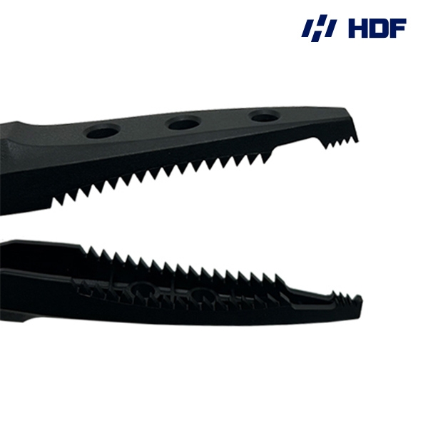 해동 스키니 엣지 그립 악어집게 고기집게 옐로우 HT-2633