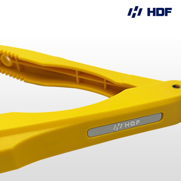 해동 스키니 엣지 그립 악어집게 고기집게 옐로우 HT-2633